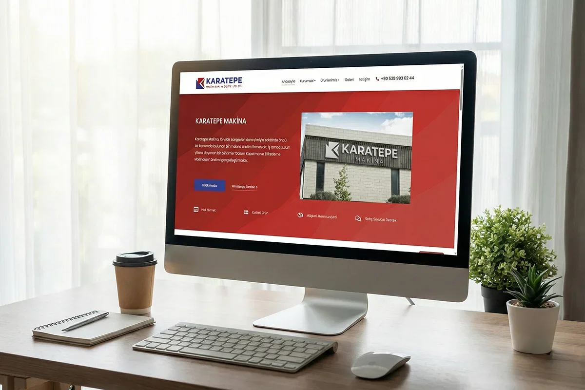 Karatepe Makina — Web tasarımı ve SEO