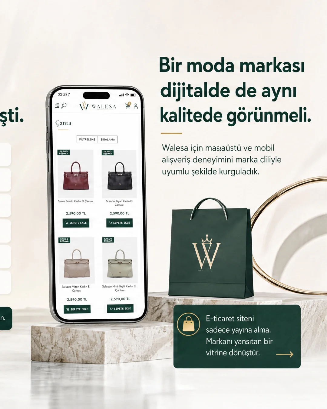 Walesa — Premium e-ticaret ve marka deneyimi